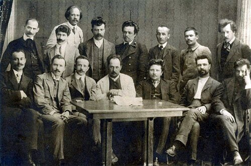 Співробітники редакції газети «Рада», 1908